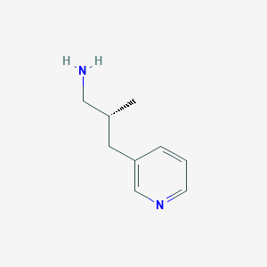 (2R)-2-Methyl-3-pyridin-3-ylpropan-1-amine