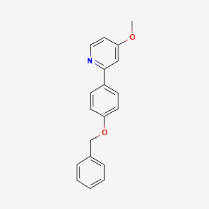 2-(4-Benzyloxyphenyl)-4-methoxypyridine