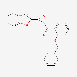 (3-(Benzofuran-2-yl)oxiran-2-yl)(2-(benzyloxy)phenyl)methanone