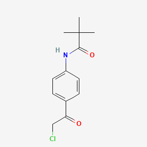 N-[4-(chloroacetyl)phenyl]-2,2-dimethylpropanamide