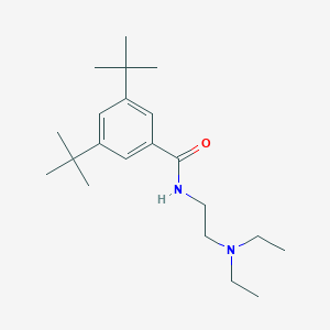 3,5-di-tert-butyl-N-[2-(diethylamino)ethyl]benzamide
