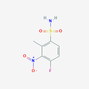 4-Fluoro-2-methyl-3-nitrobenzenesulfonamide
