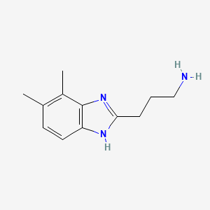 3-(4,5-Dimethyl-1H-benzimidazol-2-yl)-propan-1-amine