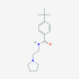 4-tert-butyl-N-[2-(pyrrolidin-1-yl)ethyl]benzamide