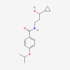 N-(3-cyclopropyl-3-hydroxypropyl)-4-isopropoxybenzamide