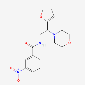 N-(2-(furan-2-yl)-2-morpholinoethyl)-3-nitrobenzamide