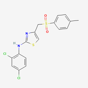 1-(((4-((2,4-Dichlorophenyl)amino)(3,5-thiazolyl))methyl)sulfonyl)-4-methylbenzene