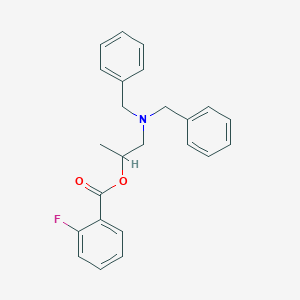 1-(Dibenzylamino)propan-2-yl 2-fluorobenzoate