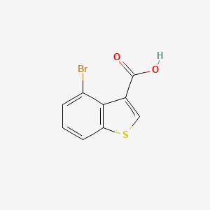 molecular formula C9H5BrO2S B2949025 4-Bromobenzo[b]thiophene-3-carboxylic acid CAS No. 1824389-88-9