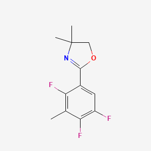 2-(2,4,5-Trifluoro-3-methylphenyl)-4,5-dihydro-4,4-dimethyloxazole