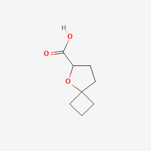 molecular formula C8H12O3 B2949062 5-Oxaspiro[3.4]octane-6-carboxylic acid CAS No. 1866738-51-3