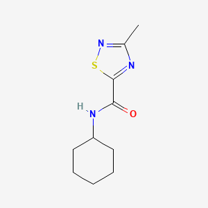 N-cyclohexyl-3-methyl-1,2,4-thiadiazole-5-carboxamide