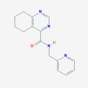 N-(Pyridin-2-ylmethyl)-5,6,7,8-tetrahydroquinazoline-4-carboxamide