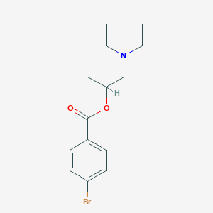 molecular formula C14H20BrNO2 B294910 1-(Diethylamino)propan-2-yl 4-bromobenzoate 