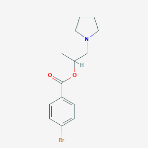 1-Methyl-2-(1-pyrrolidinyl)ethyl 4-bromobenzoate