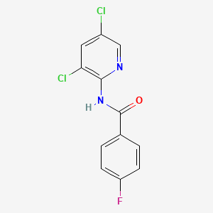 Benzamide,n-(3,5-dichloro-2-pyridinyl)-4-fluoro-