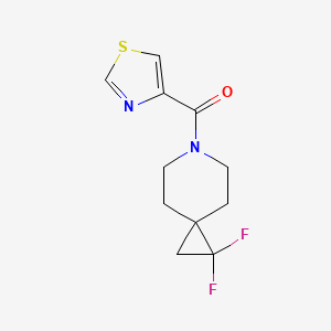 (1,1-Difluoro-6-azaspiro[2.5]octan-6-yl)(thiazol-4-yl)methanone