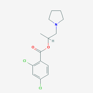 1-(Pyrrolidin-1-yl)propan-2-yl 2,4-dichlorobenzoate