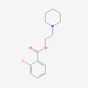 2-(Piperidin-1-yl)ethyl 2-iodobenzoate