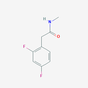 molecular formula C9H9F2NO B2949180 2-(2,4-difluorophenyl)-N-methylacetamide CAS No. 1498969-78-0