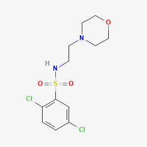 ((2,5-Dichlorophenyl)sulfonyl)(2-morpholin-4-ylethyl)amine