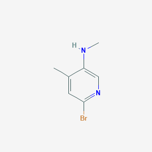 6-bromo-N,4-dimethylpyridin-3-amine