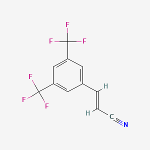 3-(3,5-Bis(trifluoromethyl)phenyl)acrylonitrile