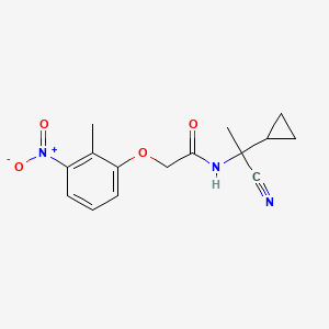 N-(1-cyano-1-cyclopropylethyl)-2-(2-methyl-3-nitrophenoxy)acetamide