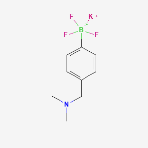 molecular formula C9H12BF3KN B2949220 Potassium (4-((dimethylamino)methyl)phenyl)trifluoroborate CAS No. 1988699-55-3