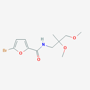 5-bromo-N-(2,3-dimethoxy-2-methylpropyl)furan-2-carboxamide