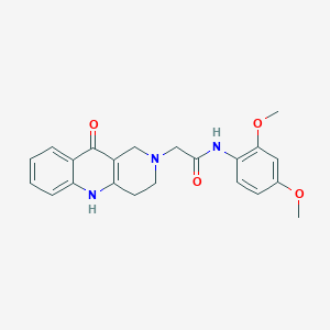 N-(2,4-dimethoxyphenyl)-2-(10-oxo-3,4-dihydrobenzo[b][1,6]naphthyridin-2(1H,5H,10H)-yl)acetamide