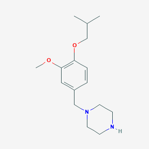 1-(4-Isobutoxy-3-methoxybenzyl)piperazine