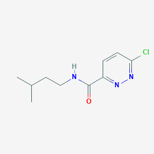 molecular formula C10H14ClN3O B2949282 6-氯-N-异戊基哒嗪-3-甲酰胺 CAS No. 840488-86-0