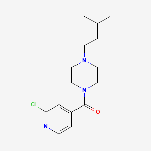 1-(2-Chloropyridine-4-carbonyl)-4-(3-methylbutyl)piperazine