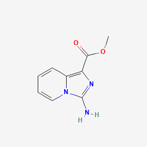 molecular formula C9H9N3O2 B2949319 Methyl 3-aminoimidazo[1,5-a]pyridine-1-carboxylate CAS No. 1783663-32-0
