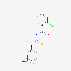 N-(1-adamantyl)-N'-(2-chloro-4-methylbenzoyl)thiourea