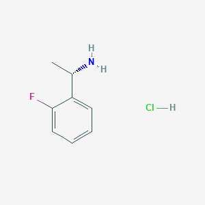 molecular formula C8H11ClFN B2949332 (S)-1-(2-Fluorophenyl)ethanamine hydrochloride CAS No. 1332832-14-0; 68285-25-6