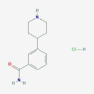 3-(piperidin-4-yl)benzamide HCl