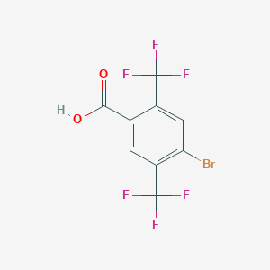 4-Bromo-2,5-bis(trifluoromethyl)benzoic acid
