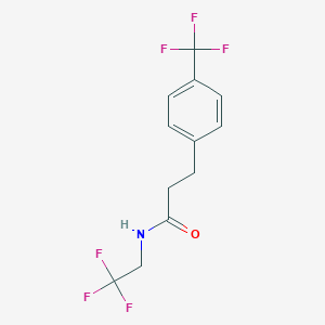 N-(2,2,2-Trifluoroethyl)-3-[4-(trifluoromethyl)phenyl]propanamide