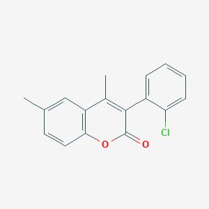 3-(2-Chlorophenyl)-4,6-dimethylchromen-2-one