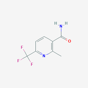molecular formula C8H7F3N2O B2949476 2-Methyl-6-(trifluoromethyl)nicotinamide CAS No. 874767-59-6