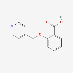 molecular formula C13H11NO3 B2949480 2-(Pyridin-4-ylmethoxy)benzoic acid CAS No. 926209-76-9