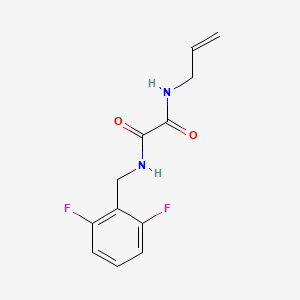 molecular formula C12H12F2N2O2 B2949512 N1-allyl-N2-(2,6-difluorobenzyl)oxalamide CAS No. 941998-40-9