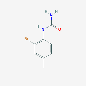 molecular formula C8H9BrN2O B2949521 1-(2-Bromo-4-methylphenyl)urea CAS No. 1016706-21-0