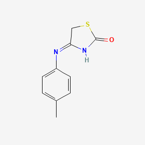 (Z)-4-(p-tolylimino)thiazolidin-2-one