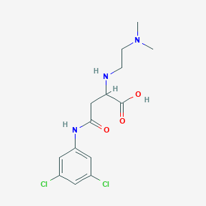 4-((3,5-Dichlorophenyl)amino)-2-((2-(dimethylamino)ethyl)amino)-4-oxobutanoic acid