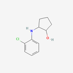 molecular formula C11H14ClNO B2949562 2-[(2-Chlorophenyl)amino]cyclopentan-1-ol CAS No. 1179714-59-0
