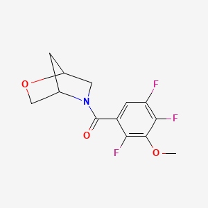 2-Oxa-5-azabicyclo[2.2.1]heptan-5-yl(2,4,5-trifluoro-3-methoxyphenyl)methanone