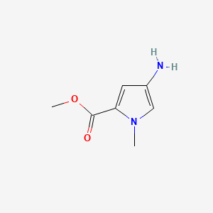 molecular formula C7H10N2O2 B2949583 4-氨基-1-甲基-1H-吡咯-2-甲酸甲酯 CAS No. 72083-62-6